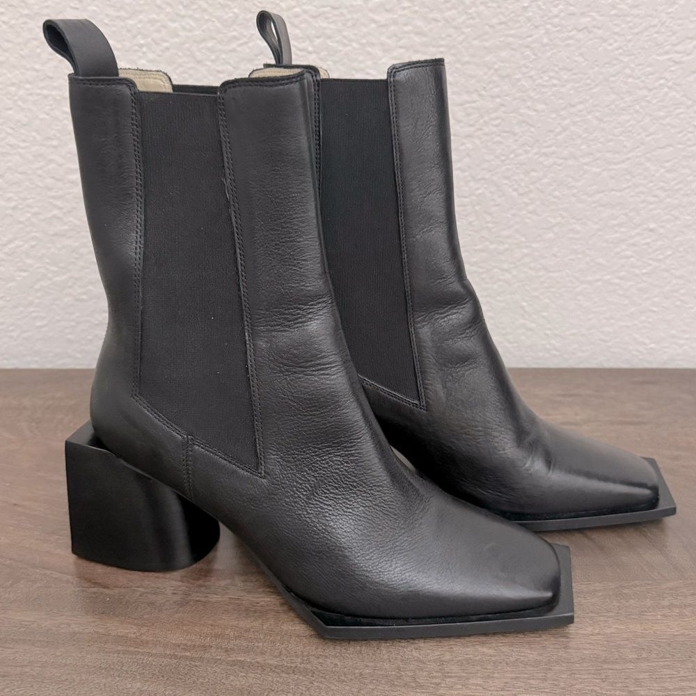 Royal Republiq Black Leather Boots 39
